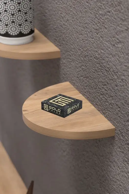 3'lü Oval Duvar Rafı
