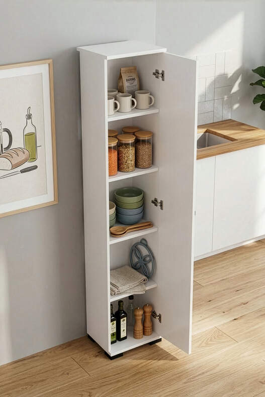 Mutfak Dolabı Çok Amaçlı Dar Kiler Dolap