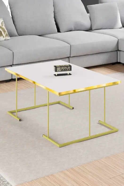 Solo Centre Coffee Table Zigon Coffee Table Gold Set