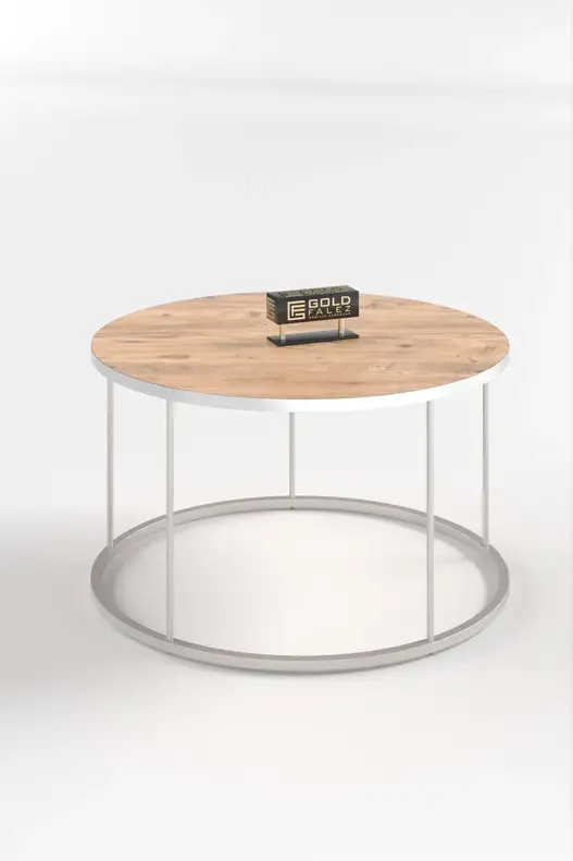 Coffee Table and Zigon Coffee Table Terra Set Silver
