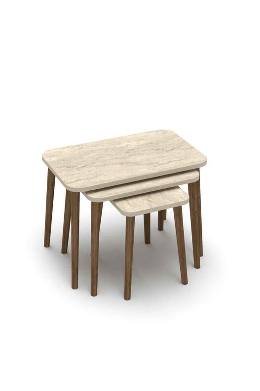 Wooden Square Zigon Coffee Table