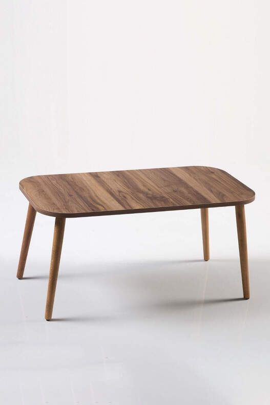 Square Lathe Zigon Centre Coffee Table Set
