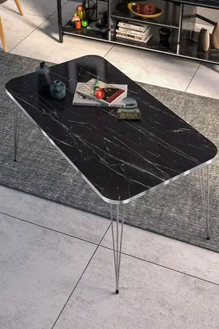 Silver Wire Centre Coffee Table Square