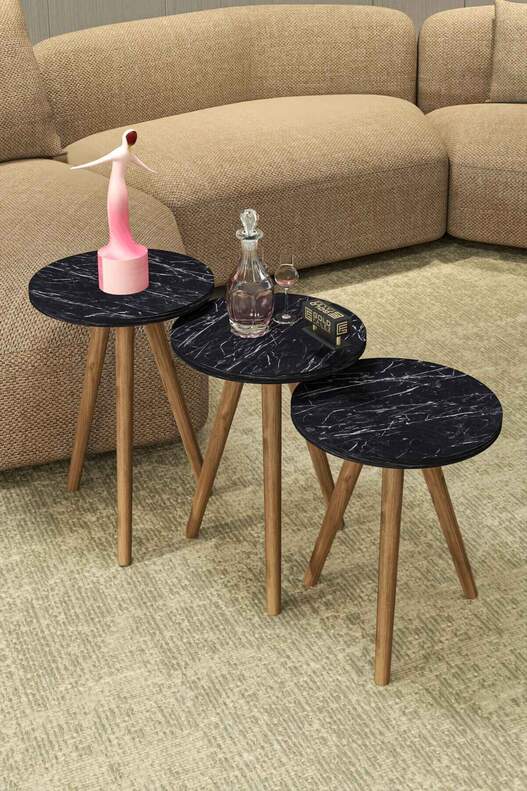 Wooden Zigon Coffee Table