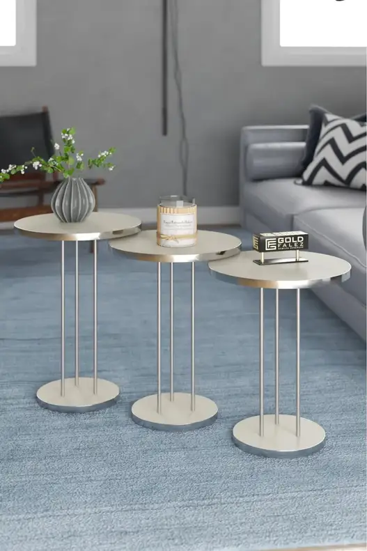 Silver Terra Zigon Coffee Table