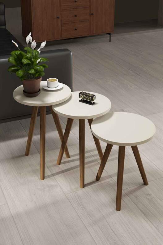 Wooden Zigon Coffee Table