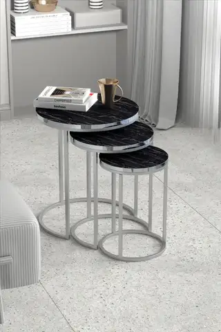 Zigon Coffee Table Silver C Lux