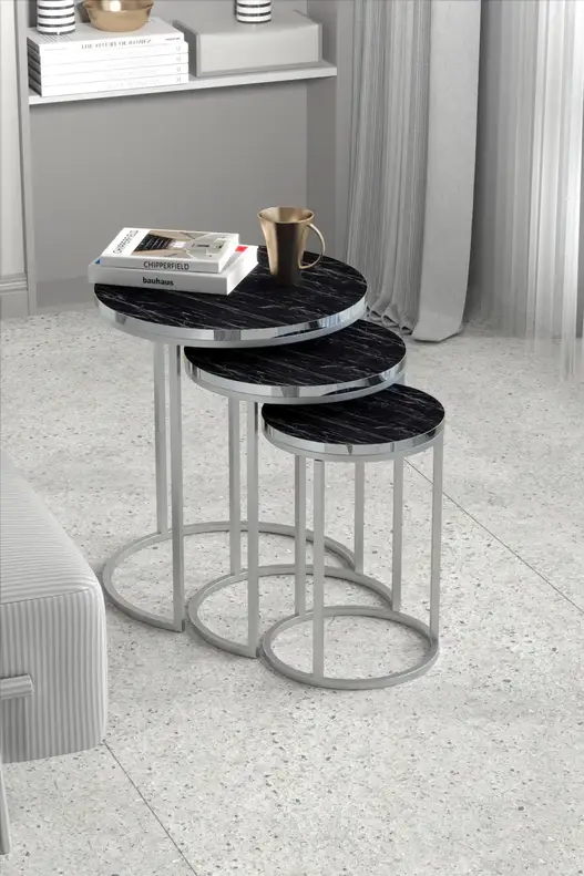 Zigon Coffee Table Silver C Lux