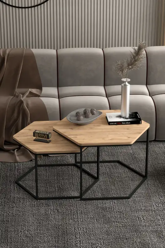 Hexagonal Double Lux Coffee Table