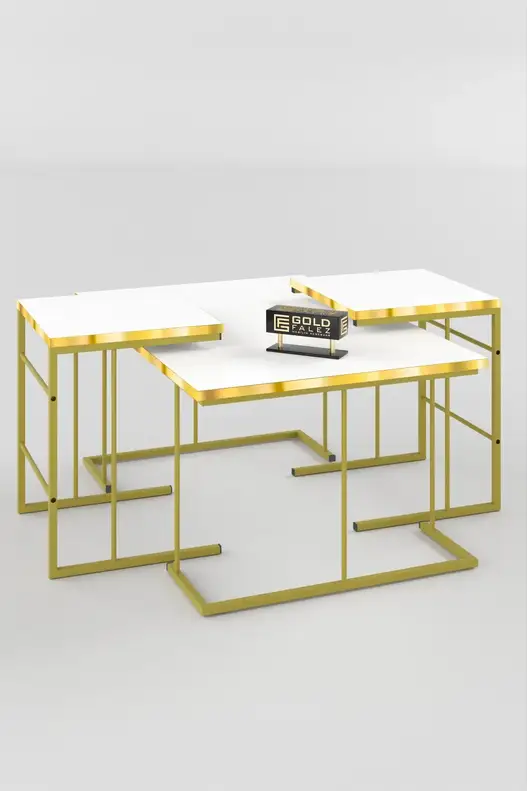 Solo Centre Coffee Table Zigon Coffee Table Gold Set