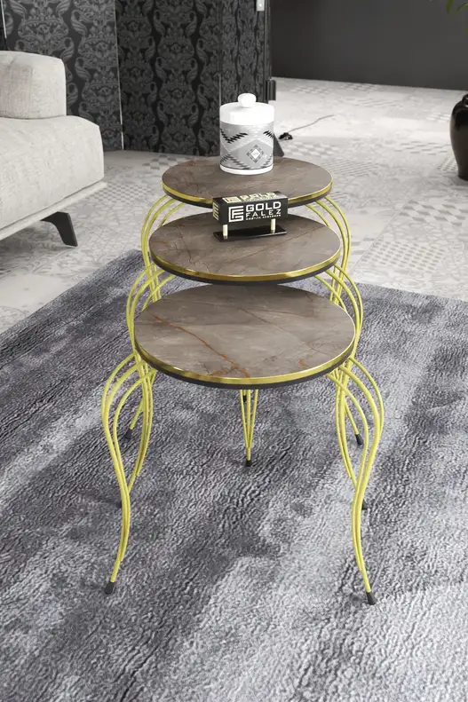 Zigon Coffee Table Luxury Double Gold