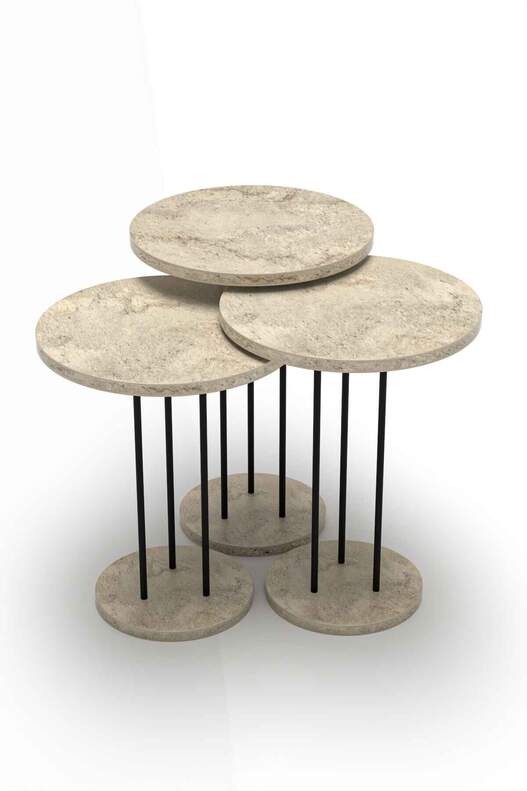 Black Terra Zigon Coffee Table