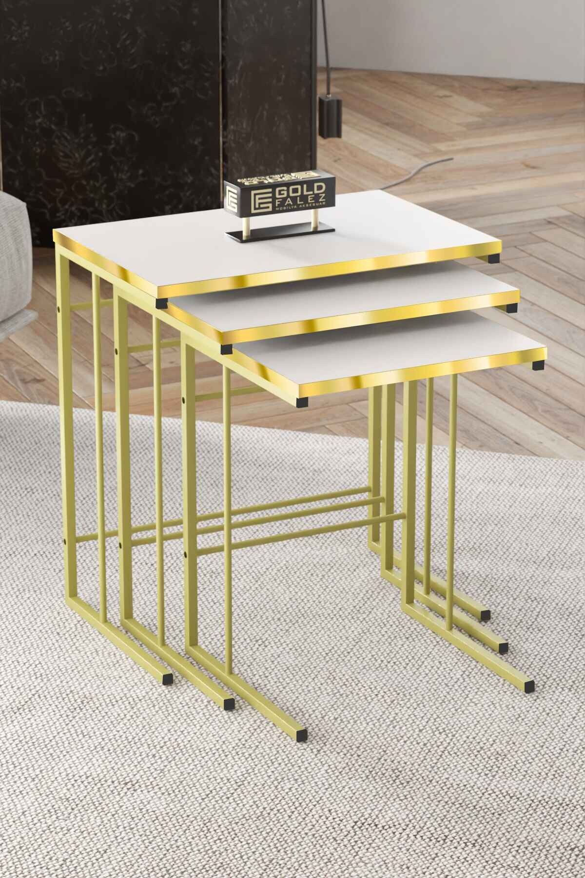 Solo Altın Zigon Sehpa - 57 cm - Kullanım