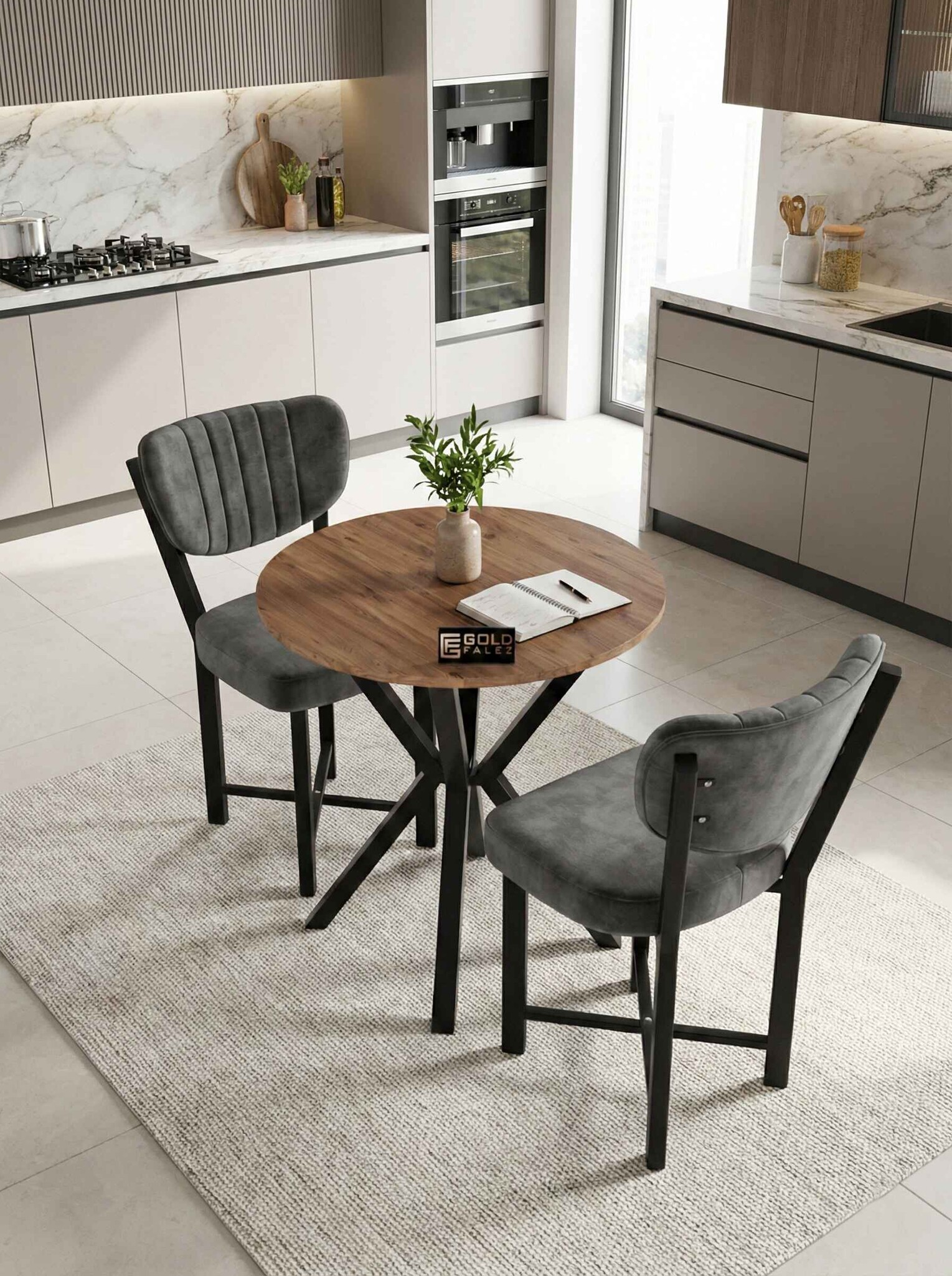 Retro Mutfak İzleri: Elma Masa Takımlarının Yuvarlak Hatıratı