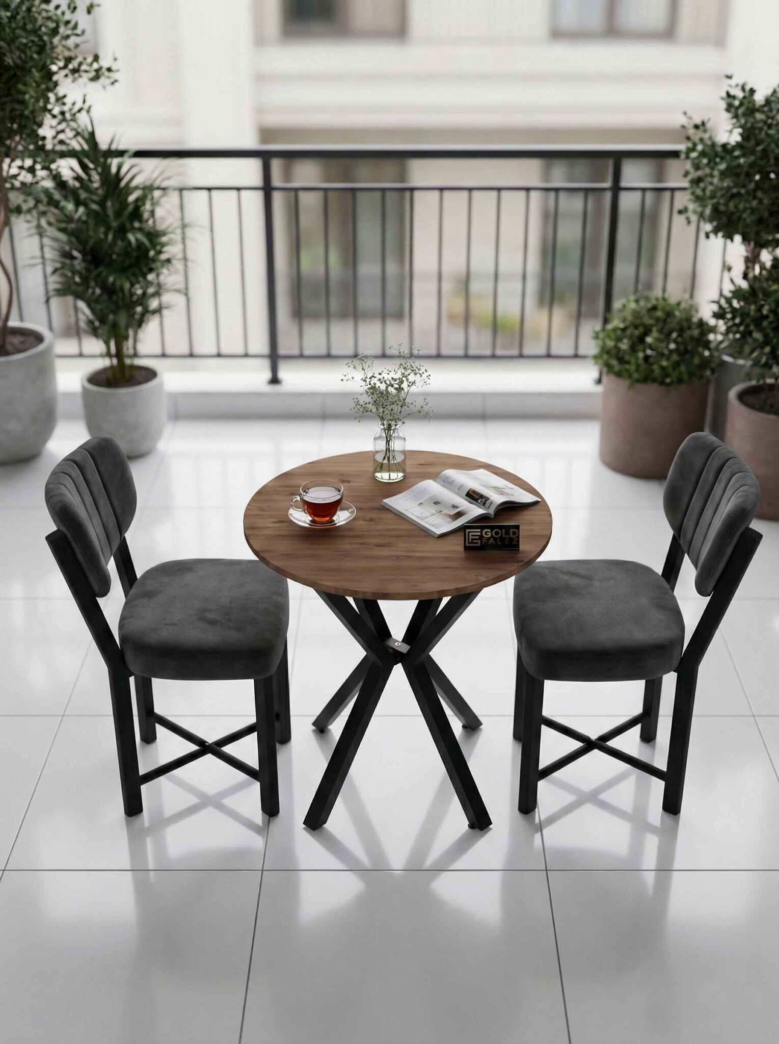 Elma Masa Takımı 70 Çap - Detay