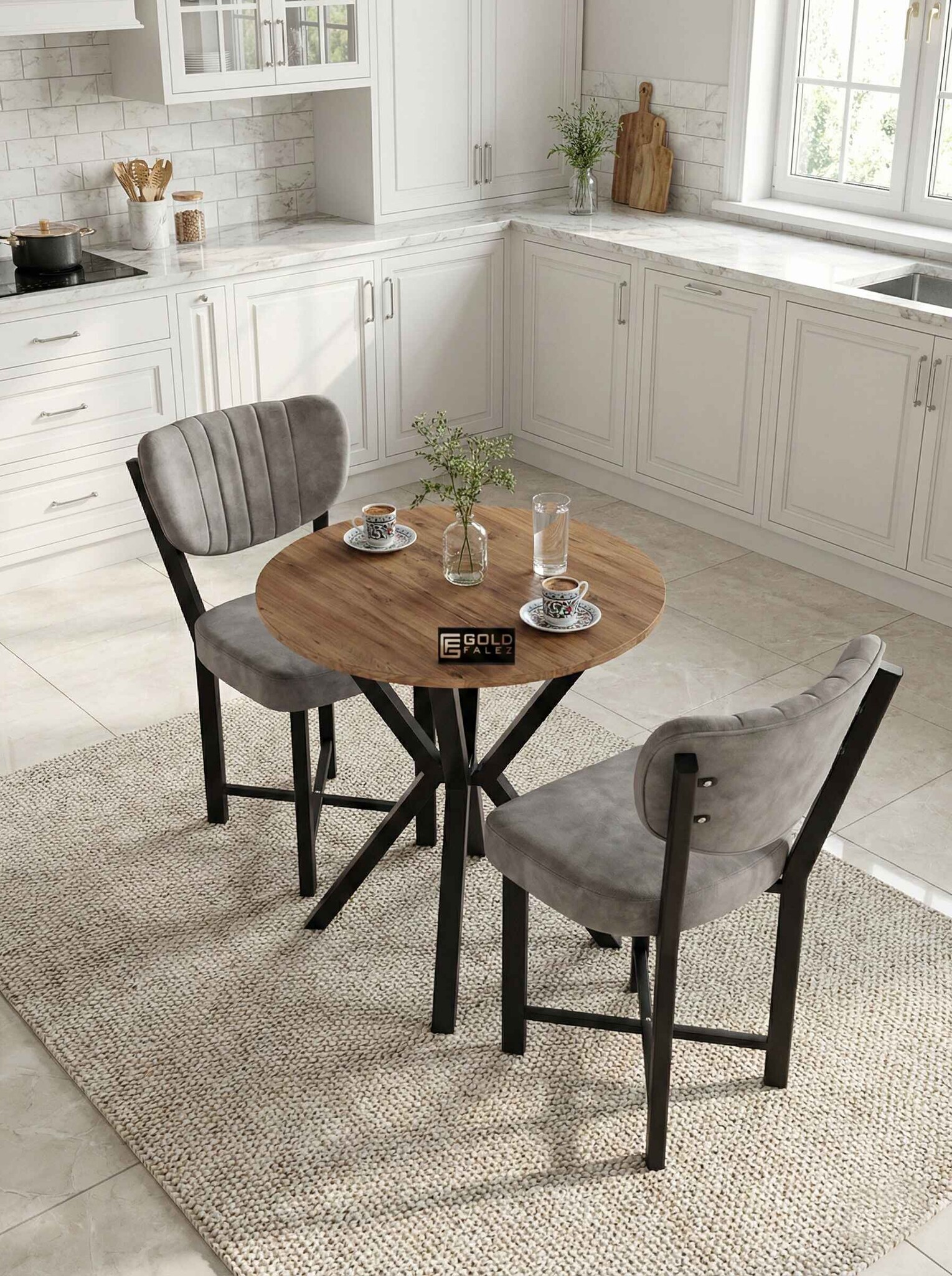 Elma Masa Takımı 70 Çap - Detay