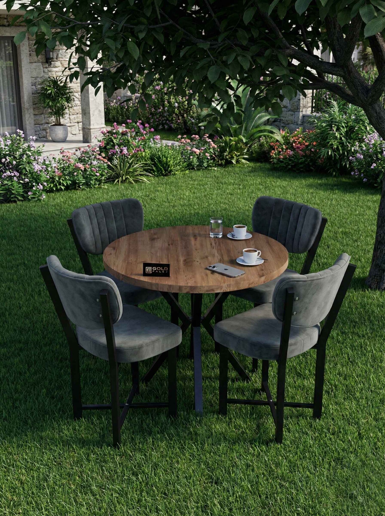 Elma Masa Takımı 90 Çap - Kullanım