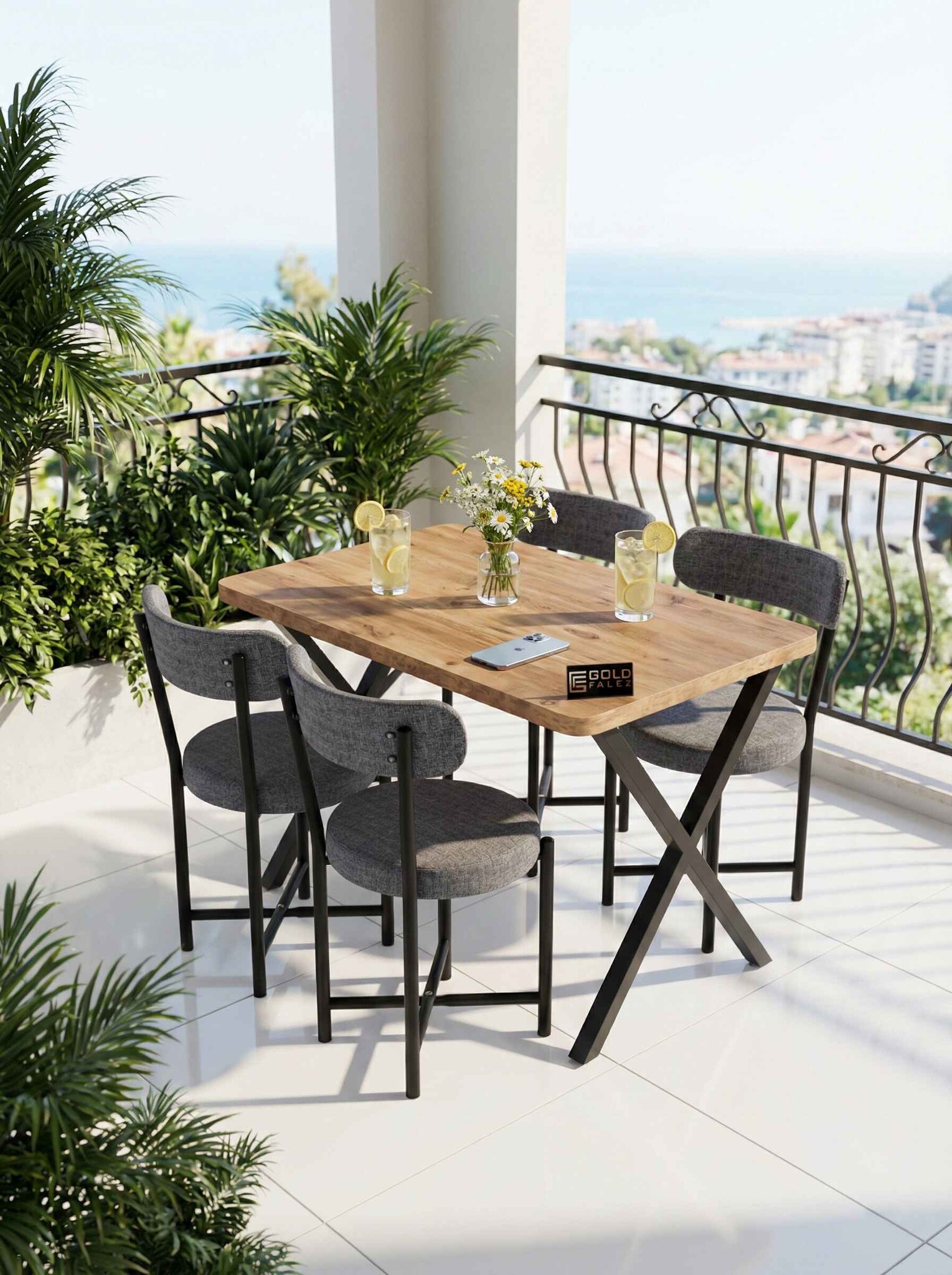 Teddy Masa Takımı 70x110 cm - Detay