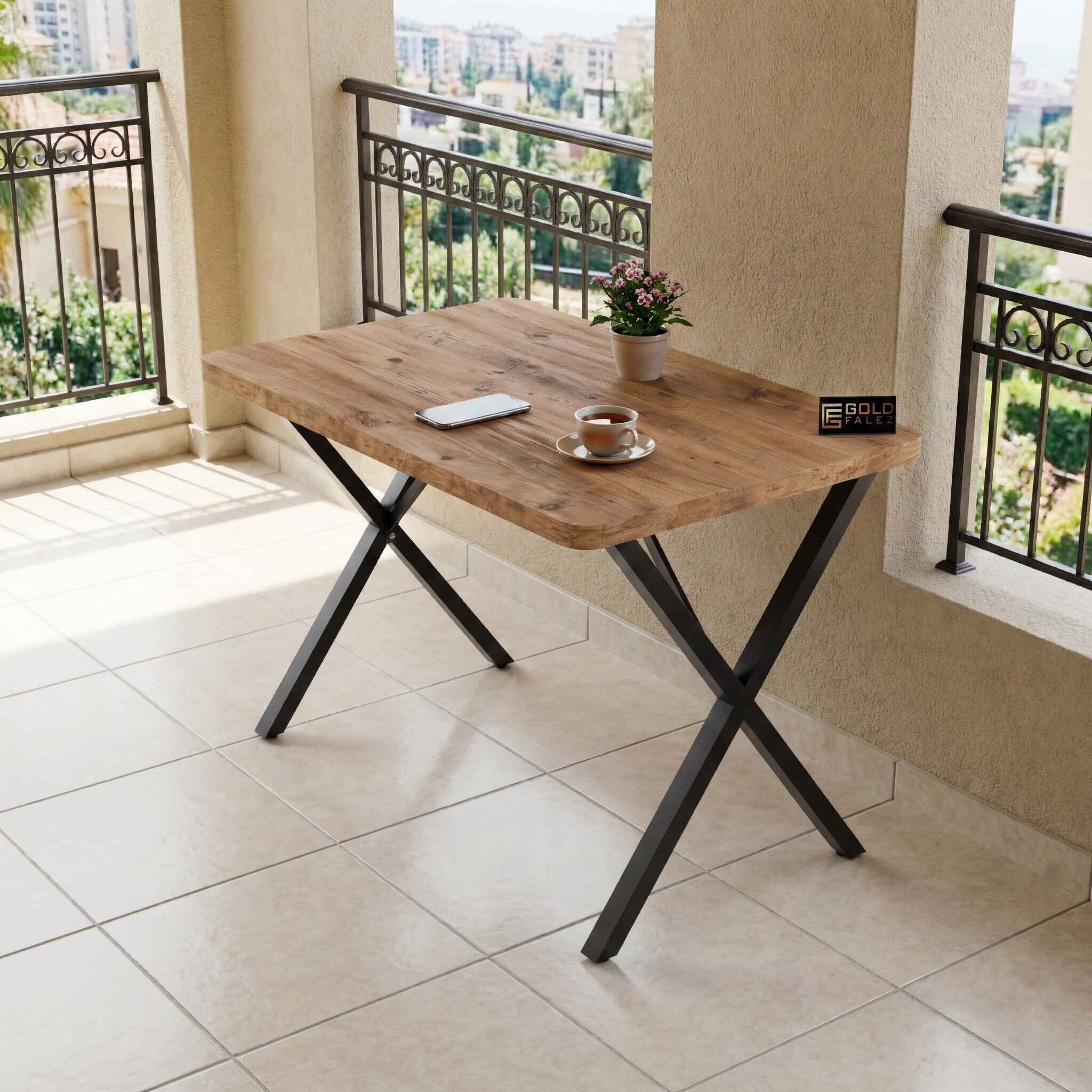 Kare Masa 70x110 cm - Farklı Açı