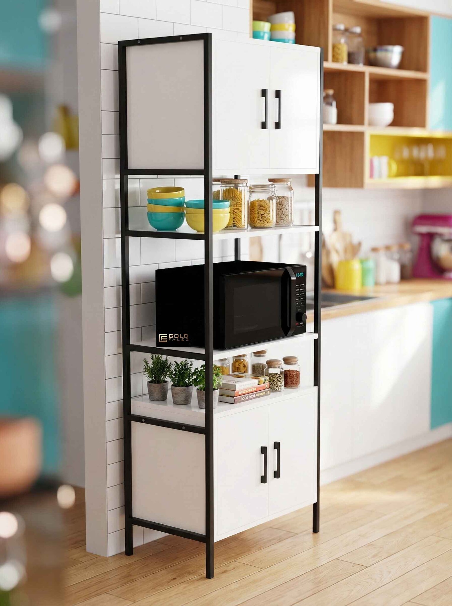 Metal Fırın Dolabı 180cm - Ön Görünüm