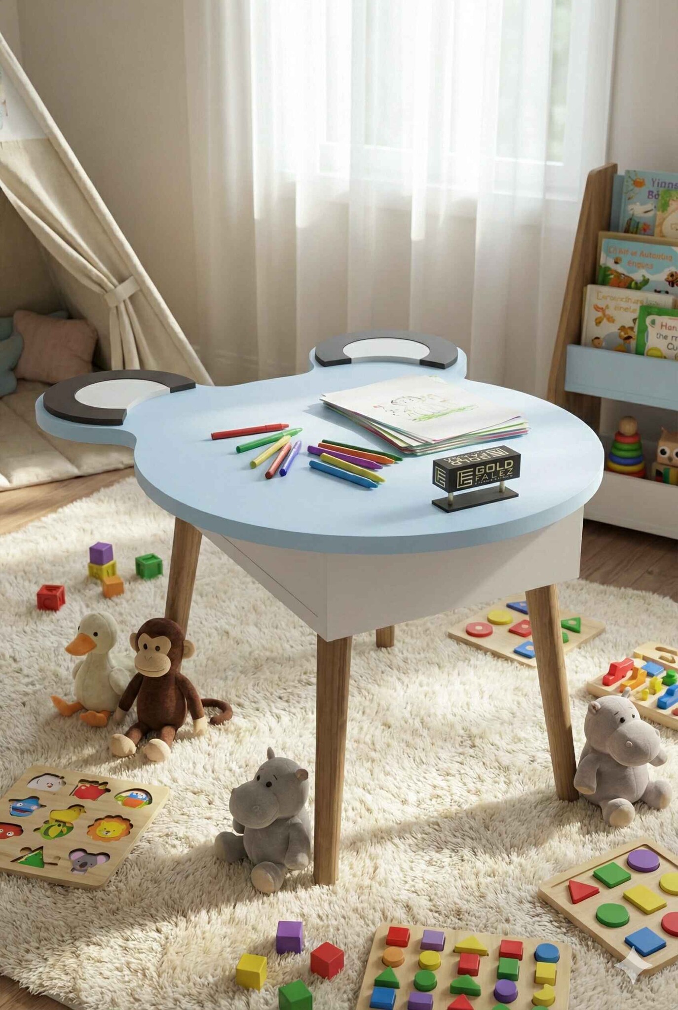 Çocuk Masa - Ön Görünüm