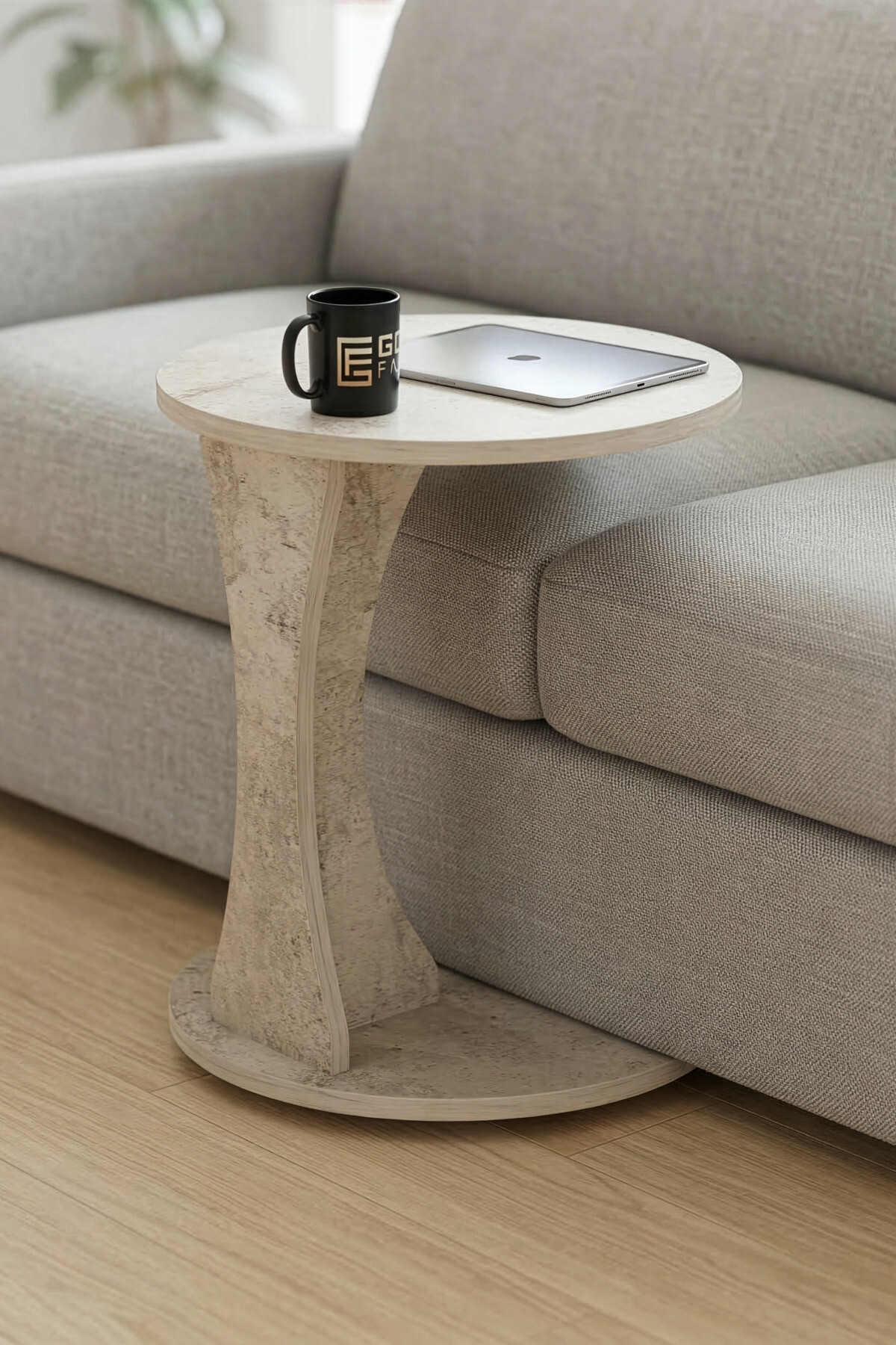 RELAX FOAM LIBEN SIDE TABLE 新品 Modern C Side Table | Side Table | Falez Mobilya Aksesuar